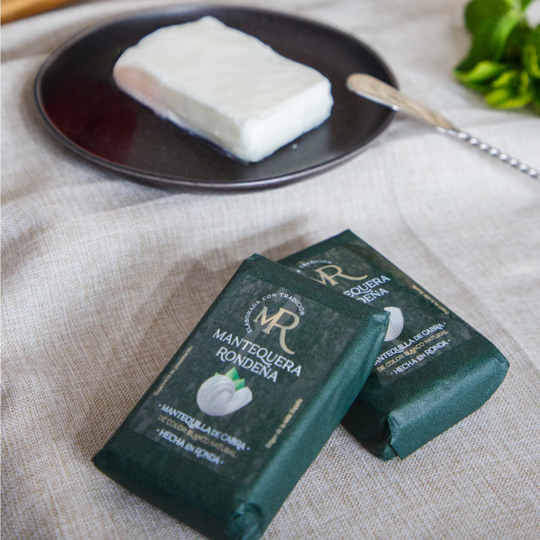 Mantequilla de Cabra con Sal Artesanal Mantequera Rondeña 120 g elaborada en Ronda Málaga