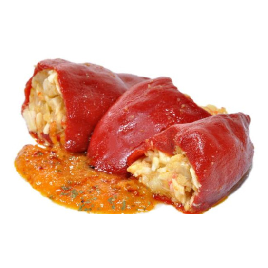 Pimientos rellenos de Bacalao
